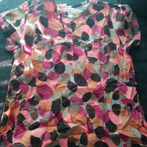 Multi Colored scrub top